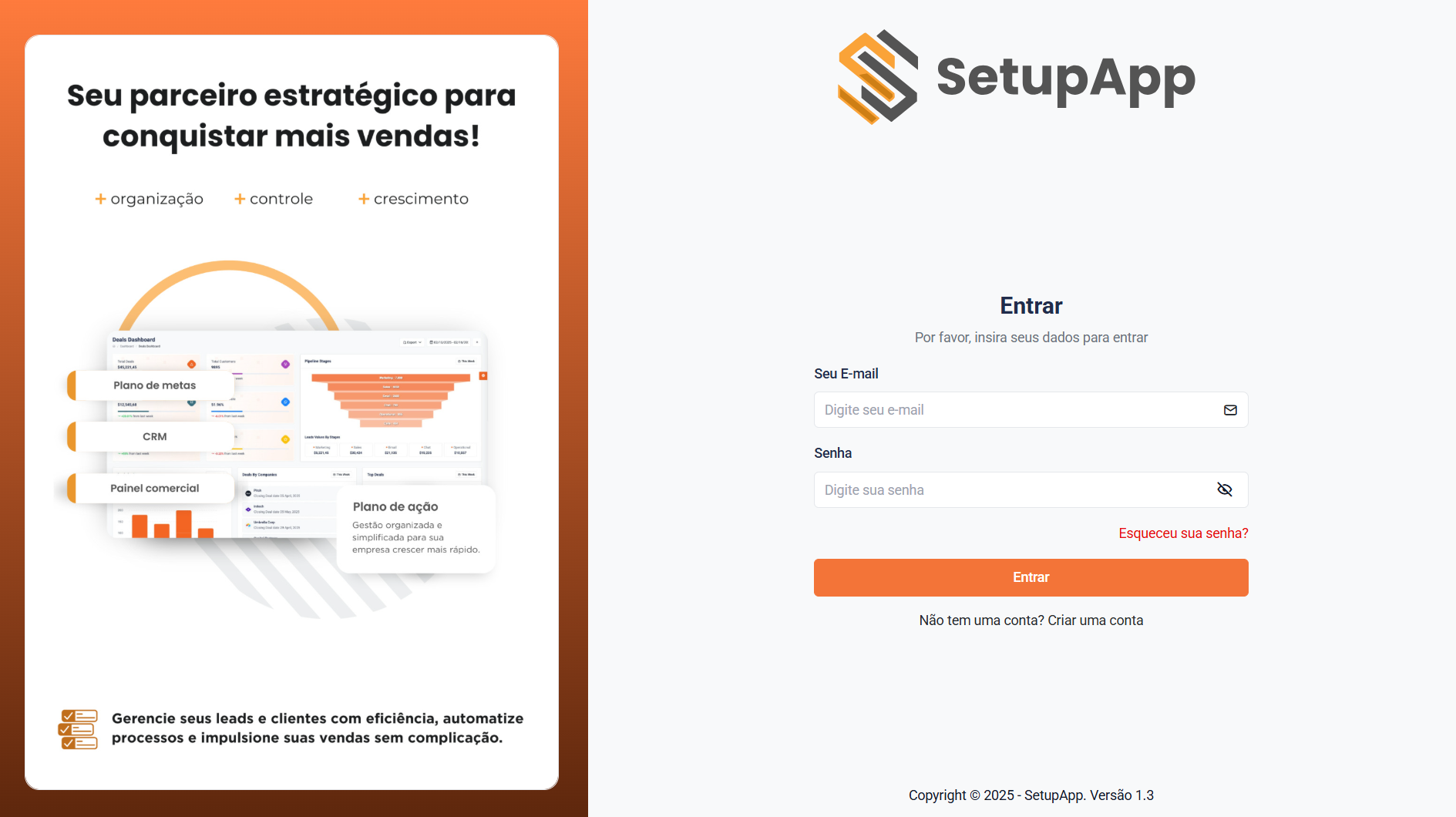 SetupApp — Sistema de Gestão Comercial